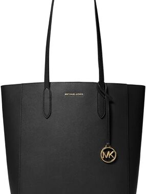 NWT Michael Kors Sinclair LG NS Shopper Tote Black MK Shoulder Bag $258 MSRP